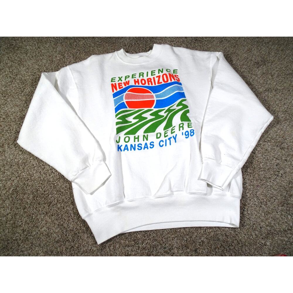 Vintage 1998 John Deere "Experience New Horizons" Sweatshirt L